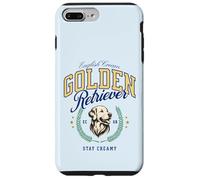 Golden Retriever Bianco Pelo Chiaro Paninaro Preppy Classico Custodia per iPhone 7 Plus/8 Plus