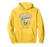 Golden Retriever Bianco Pelo Chiaro Paninaro Preppy Classico Felpa con Cappuccio