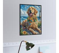 Golden Retriever by Lighthouse Puzzle 300 Pezzi Gioco Creativo Per Ragazzi Animals Plants Intelligenza Educativa Rompicapo Idea Regalo Per Figlio A Natale E Compleanno 300 PCS