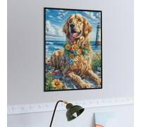 Golden Retriever by Lighthouse Puzzle 500 Pezzi Multicolore Creativo Ragazzi Animals Plants Gioco Educativo Intelligenza Idea Regalo Per Figlio 500 PCS