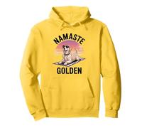Golden Retriever Cane Papà Veterinario Namaste Golden Dog Mamma Felpa con Cappuccio