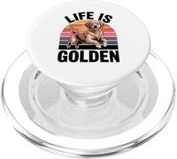 Golden Retriever Cane Papà Veterinario Vita è Golden Dog Mom PopSockets PopGrip per MagSafe