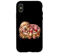 Golden Retriever Christmas Decor For Dog Mom Dad Cute Xmas Custodia per iPhone X/XS