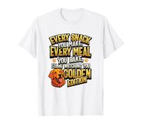 Golden Retriever Divertente Dog Humor Golden Retriever Maglietta