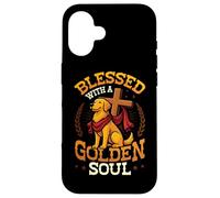 Golden Retriever Dog Lover Benedetto Da Un Golden Retriever Custodia per iPhone 16