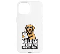Golden Retriever Gestisco questo posto Custodia per iPhone 15
