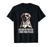 Golden Retriever Gestisco Questo Posto Maglietta