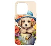Golden Retriever Graphic For Spring And Women Cute Dog Lover Custodia per iPhone 15 Pro