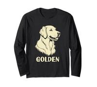 Golden Retriever ha un cucciolo di cane fedele Golden Mind Maglia a Manica