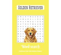 Golden Retriever Inspired Word Search Puzzle Book