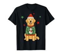 Golden Retriever - Maglione Natalizio per Cani, Mamma e papà Maglietta