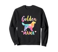 Golden Retriever Mama Design colorato Golden Retriever Mamma Felpa