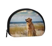 Golden Retriever Minis Storage Bag Shell Portafoglio Piccolo Portamonete con Mini con Cerniera Cambiare Borsa per le Chiavi Delle Monete Puoi anche Conservare Tutti I Piccoli Oggetti Che Desideri,