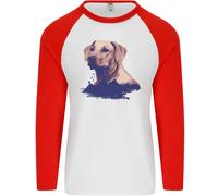 Golden Retriever Montagne Uomo L/S Baseball T-Shirt