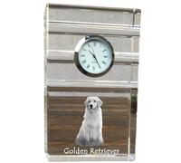 Golden Retriever orologio a tre strisce con cane Art-Dog