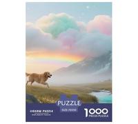 Golden Retriever Puzzle 1000 Pezzi Pet Dog - Gioco Emozionante Serale, Materiale Premium, Ideazione Calma E Creativa - 70x50cm/1000pcs