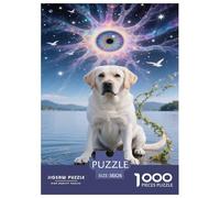 Golden Retriever Puzzle Impossibili 1000Pcs Decorazione Per La Casa. Giochi Rilassamento E Intelligence Per Adulti E Bambini Da 12 Anni 38x26cm/1000pcs