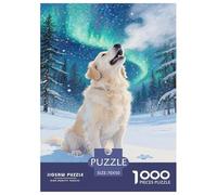 Golden Retriever Puzzle Sfidare 1000 Puzzle Adulti E Ragazzi ArtePuzzle Decorazione Della Casa Idea Regalo Uomo E Donna 70x50cm/1000pcs