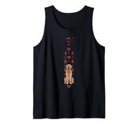 Golden Retriever San Valentino Cuori Cravatta Costume Canotta