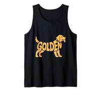 Golden Retriever Silhouette regalo per gli amanti dei cani e dei cuccioli Canotta