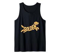 Golden Retriever Silhouette regalo per gli amanti dei cani e dei cuccioli Canotta