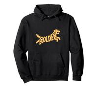 Golden Retriever Silhouette regalo per gli amanti dei cani e dei cuccioli Felpa con Cappuccio