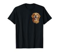 Golden Retriever - Simpatico cucciolo di cane, amante dei cani, proprietario di animali domestici Maglietta