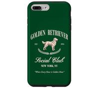 Golden Retriever Social Club Preppy Dog Mom Retro anni '80 '90 Custodia per iPhone 7 Plus/8 Plus