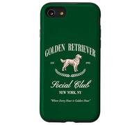 Golden Retriever Social Club Preppy Dog Mom Retro anni '80 '90 Custodia per iPhone SE (2020) / 7/8