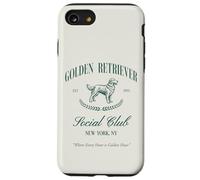 Golden Retriever Social Club Preppy Dog Mom Retro anni '80 '90 Custodia per iPhone SE (2020) / 7/8