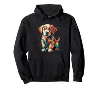 Golden Retriever Vet Tech Dog Trainer Veterinario Cane Mamma Felpa con Cappuccio