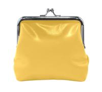 Golden Rod Solid Color Pure Plain Donne In Pelle Portamonete Portafoglio Impermeabile Organizzazione Sacchetti per le Donne