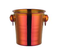 Golden Stainless Steel Champagne Ice Bucket Whiskey Beer Cooler with Handle Kitchen Bar Tool (Color : D Size : As The Picture Shows) (A As The Picture Shows)