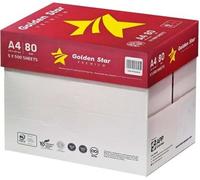 Golden Star Carta Premium A4 80Gr - Confezione Da 5 Risme Da 500 Fogli L'Una - T