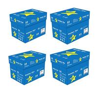 Golden Star Carta Premium per ufficio, Formato A4, 75 gr, Confezione da 20 risme da 500 Fogli