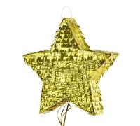 Golden Stars pignatta Metallizzata Stella Oro PIN15 Ideale per Feste Compleanno o Party a Tema Decorazione Chic e Trendy