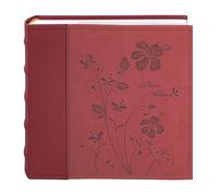 Golden State Art Photo Album, può Contenere 200 Foto 10,2 x 15,2 cm, 2 per Pagina, Similpelle Vintage Ispirato Copertura, P52028 - 7 Marron