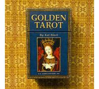 GOLDEN Tarot Deck Kat Black con Manuale 78 Carte US Games Systems