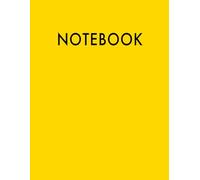 Golden Thoughts Notebook: A Bright and Stylish Wide Ruled Notebook for Everyday Writing | 8.5 x 11-Inch | 120-Page Wide Ruled