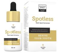 Siero viso Golden Tree Spotless - Siero antimacchie - Formulazione per la cura della pelle con effetto illuminante - Siero viso illuminante con vitamina C, niacinamide e 0,5% di esilresorcinolo