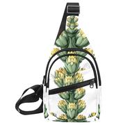 Golden Unicorns (3) Crossbody Sling Bag Sling Bag Viaggi Escursionismo Petto Borsa Daypack, Multicolore 06, 11.8x7x1.5in/30x18x4cm