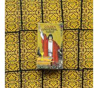 GOLDEN UNIVERSAL Tarot Deck 78 Carte Oro Foil lo scarabeo Inglese
