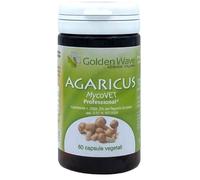 GOLDEN WAVE Srl Mangime complementare Mycovet Agaricus per animali, 60 capsule