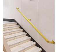 Golden Wrought Iron il - Maniglia di sicurezza da parete da 1 m a 6 m, per uso interno/esterno, elegante supporto per corridoi e scale (5,2 m/51 dimensioni)