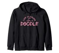 Goldendoodle Dog Life Is Golden with A Doodle Dog Gift Felpa con Cappuccio