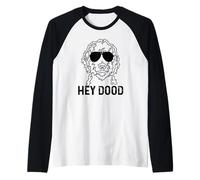 Goldendoodle Hey Dood Divertente Labradoodle Golden Doodle Maglia con Maniche Raglan