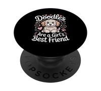Goldendoodle Labradoodle No Fluffs The Dood Divertente cane PopSockets PopGrip Adesivo