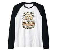 Goldendoodle Mom Goldendoodle Dad Once You Go Doodle Proprietario Maglia con Maniche Raglan