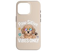 Goldendoodle Paw-sitive Vibes Only Cute Dog Lover Custodia per iPhone 16 Pro