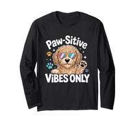 Goldendoodle Paw-sitive Vibes Only Cute Dog Lover Maglia a Manica